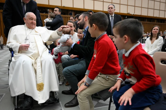 El Papa Francisco en la Audiencia General del 29 de enero