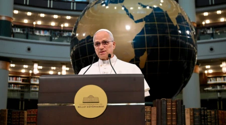 Encuentro del Papa León XIV con las autoridades y sociedad civil en Turquía