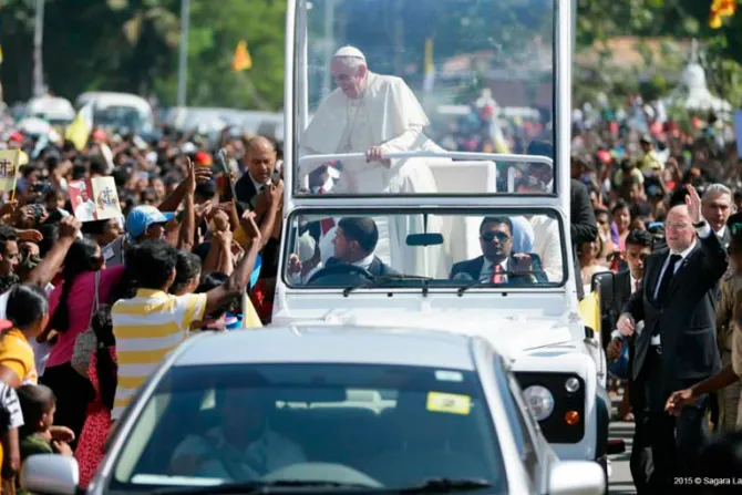 Suspenden encuentro del Papa Francisco con los obispos de Sri Lanka
