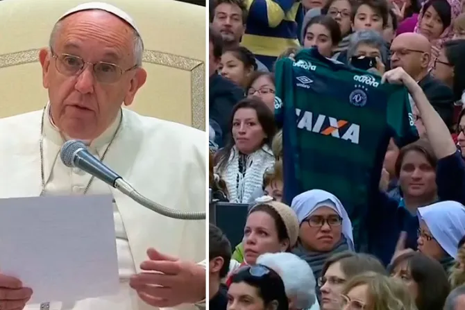 VIDEO: El Papa Francisco se emociona ante tragedia del Chapecoense y ofrece oraciones
