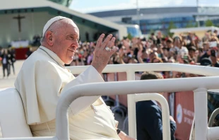 El Papa Francisco, en Astaná, Kazajistán. 15 de septiembre. 2022 Crédito: Pavel Mikheyev - Shutterstock