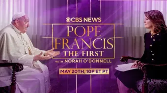 El Papa Francisco se sienta para una entrevista con Norah O'Donnell en "60 Minutes" de CBS, que se emitió el lunes 20 de mayo de 2024.