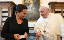 El Papa recibe en audiencia a la presidente de Hungría, Katalin Novák