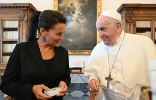 El Papa recibe en audiencia a la presidente de Hungría, Katalin Novák Vatican Media