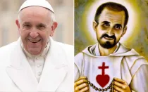 Papa Francisco - Crédito: Vatican Media / San Carlos de Foucauld - Crédito: Dominio público