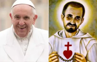 Papa Francisco - Crédito: Vatican Media / San Carlos de Foucauld - Crédito: Dominio público null