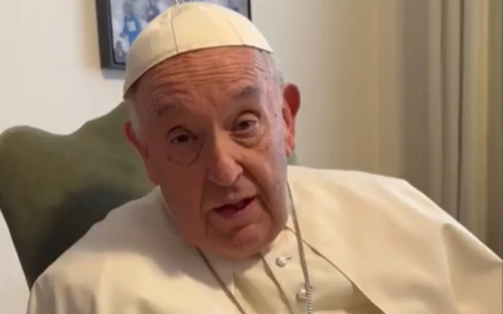 Video del Papa Francisco difundido el 13 de abril en las redes sociales.?w=200&h=150