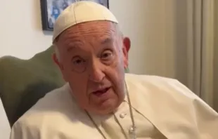Video del Papa Francisco difundido el 13 de abril en las redes sociales. Crédito: Captura de redes sociales