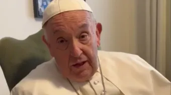 Video del Papa Francisco difundido el 13 de abril en las redes sociales.