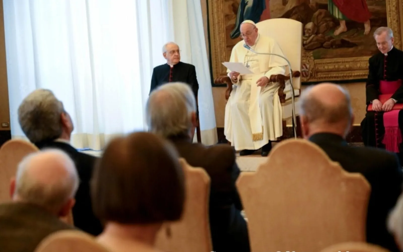 El Papa Francisco recibe a miembros del Pontificio Comité de Ciencias Históricas, el 20 de abril de 2024.?w=200&h=150