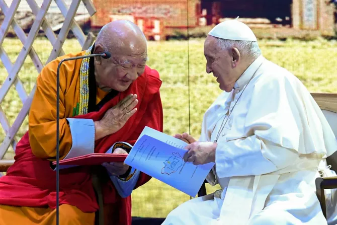 Papa Francisco encuentro ecuménico e interreligioso en Mongolia