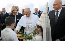El Papa llegó este domingo a Beirut