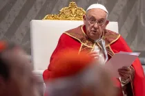 El Papa Francisco en la la homilía de la Misa de Pentecostés, 19 de mayo de 2024.