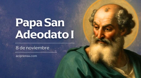 Papa San Adeodato I, 8 de noviembre / ACI Prensa