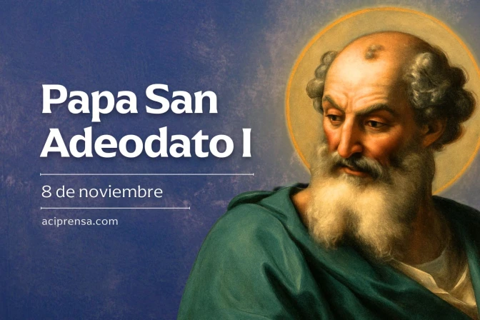 Papa San Adeodato I, 8 de noviembre / ACI Prensa