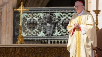 El Cardenal Pietro Parolin, ex Secretario de Estado del Vaticano, presidió la segunda Misa de los "Novendiales", los nueve días de luto por la muerte del Papa Francisco