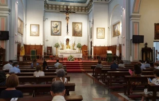 Interior del templo de la parroquia del Corpus Christi en Málaga (España) Crédito: Parroquia del Corpus Christi.