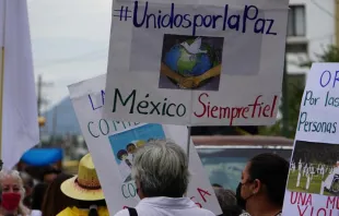 Marcha por la paz en Tamaulipas. Crédito: Mons. Oscar Tamez Villarreal