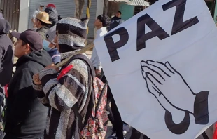Peregrinación por la paz, justicia y dignidad en Chiapas Crédito: Diócesis De San Cristóbal de Las Casas