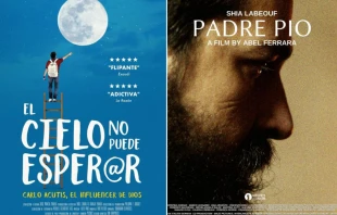 Portadas de Padre Pío y El Cielo no puede esperar Crédito: Material promocional