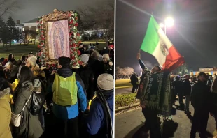 Peregrinación de jóvenes de Iskali en 2022, al santuario de la Virgen de Guadalupe en Chicago. Crédito: Vicente del Real