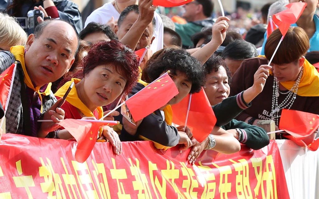 Peregrinos de China en la Plaza de San Pedro en el Vaticano.?w=200&h=150