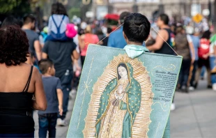 Peregrinos se dirigen a la Basílica de Guadalupe el día de su fiesta,12 de diciembre de 2019. Crédito: clicksdemexico/Shutterstock.