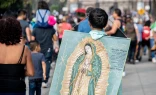 Peregrinos se dirigen a la Basílica de Guadalupe el día de su fiesta,12 de diciembre de 2019.
