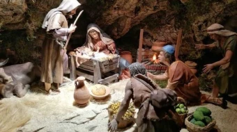 Misterio del belén de la Catedral de Madrid.