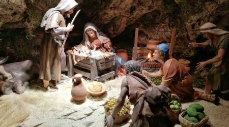 Misterio del belén de la Catedral de Madrid.