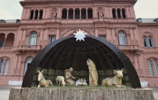 Pesebre en la Casa Rosada Crédito: Gobierno de la Nación Argentina
