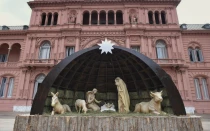 Pesebre en la Casa Rosada