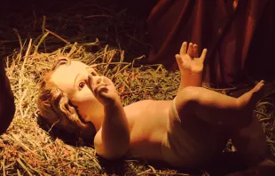 Pesebre con figura del Niño Jesús. Crédito: Eduardo Montivero en Cathopic