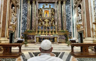 El Papa de regreso a Roma va a rezar ante laVirgen Salus Populi Romani para agradecerle por su viaje a Mongolia Vatican Media