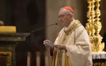 Imagen referencial / El Cardenal Pietro Parolin celebra Misa por la paz en Ucrania en la Basílica de Santa María la Mayor en Roma, el 17 de noviembre de 2022.