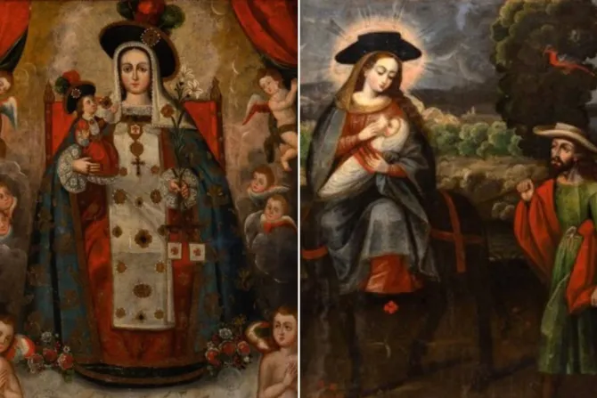 Pinturas robadas de iglesia en Puno