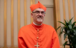 El Patriarca Católico Latino de Jerusalén, Cardenal Pierbattista Pizzaballa. Crédito: Daniel Ibáñez.