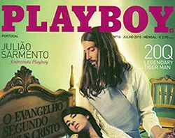 Playboy Portugal "homenajea" a Saramago con imágenes blasfemas de Jesús