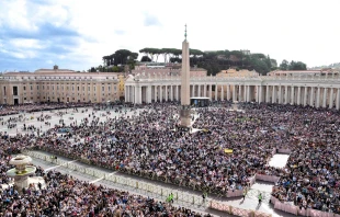 Imagen de la Plaza de San Pedro Crédito: Vatican Media
