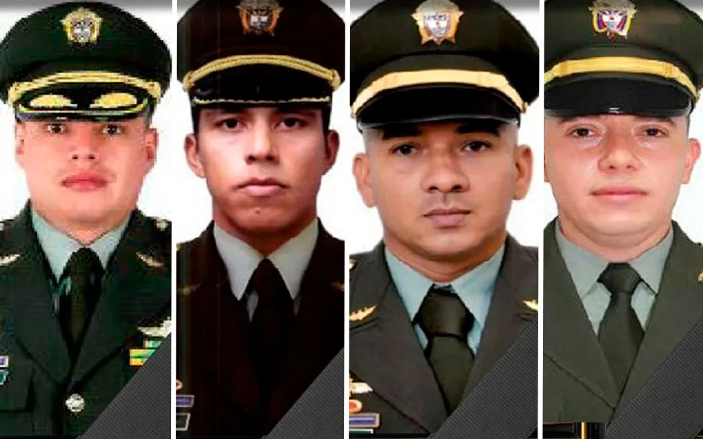 Policías fallecidos en accidente aéreo en Colombia.?w=200&h=150