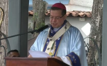 Mons. Polito Rodríguez, Arzobispo de Barquisimeto, durante su homilía este 14 de enero.