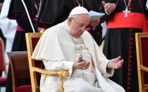 El Papa Francisco en la vigilia ecuménica
