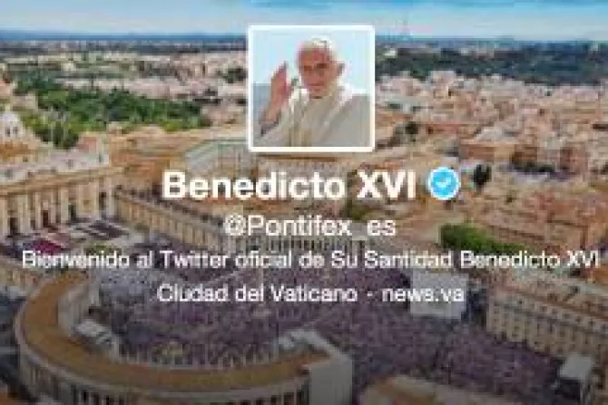 Lanzan campaña de agradecimiento al Papa Benedicto XVI en Twitter