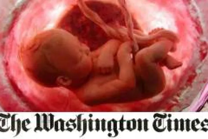 Artículo del Washington Times: Promotores del aborto inflan cifras