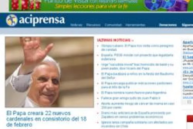 ACI Prensa estrena renovado sitio web en 2012