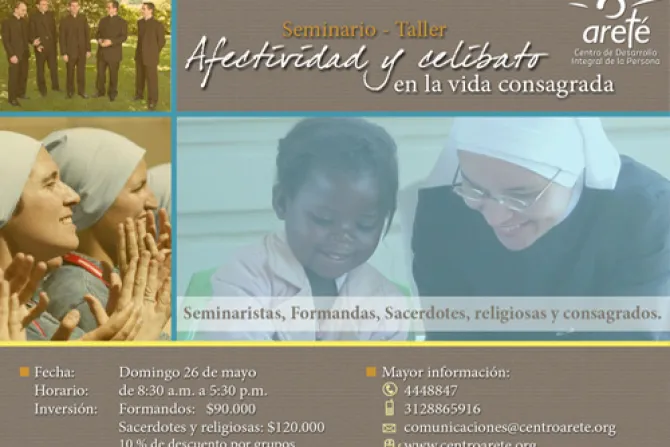 Dictan en Colombia taller de afectividad y celibato en la vida consagrada