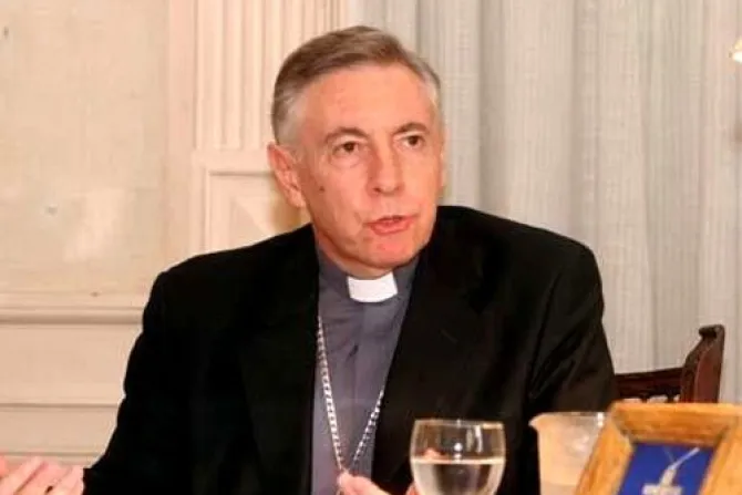 Mons. Aguer advierte sobre lacra de violencia, droga y atentados contra la vida