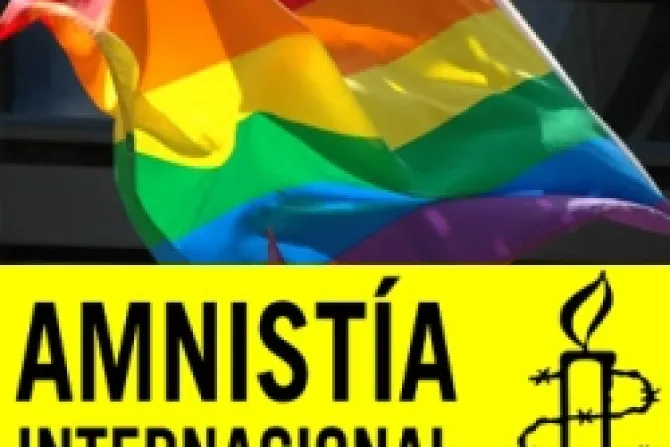 Amnistía Internacional promueve matrimonio gay en día de la familia