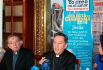 Cardenal Rubén Salazar presentando colecta. Foto: Conferencia Episcopal de Colombia