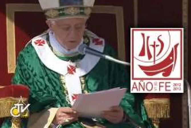 [TEXTO COMPLETO] Homilía del Papa al inaugurar el Año de la Fe